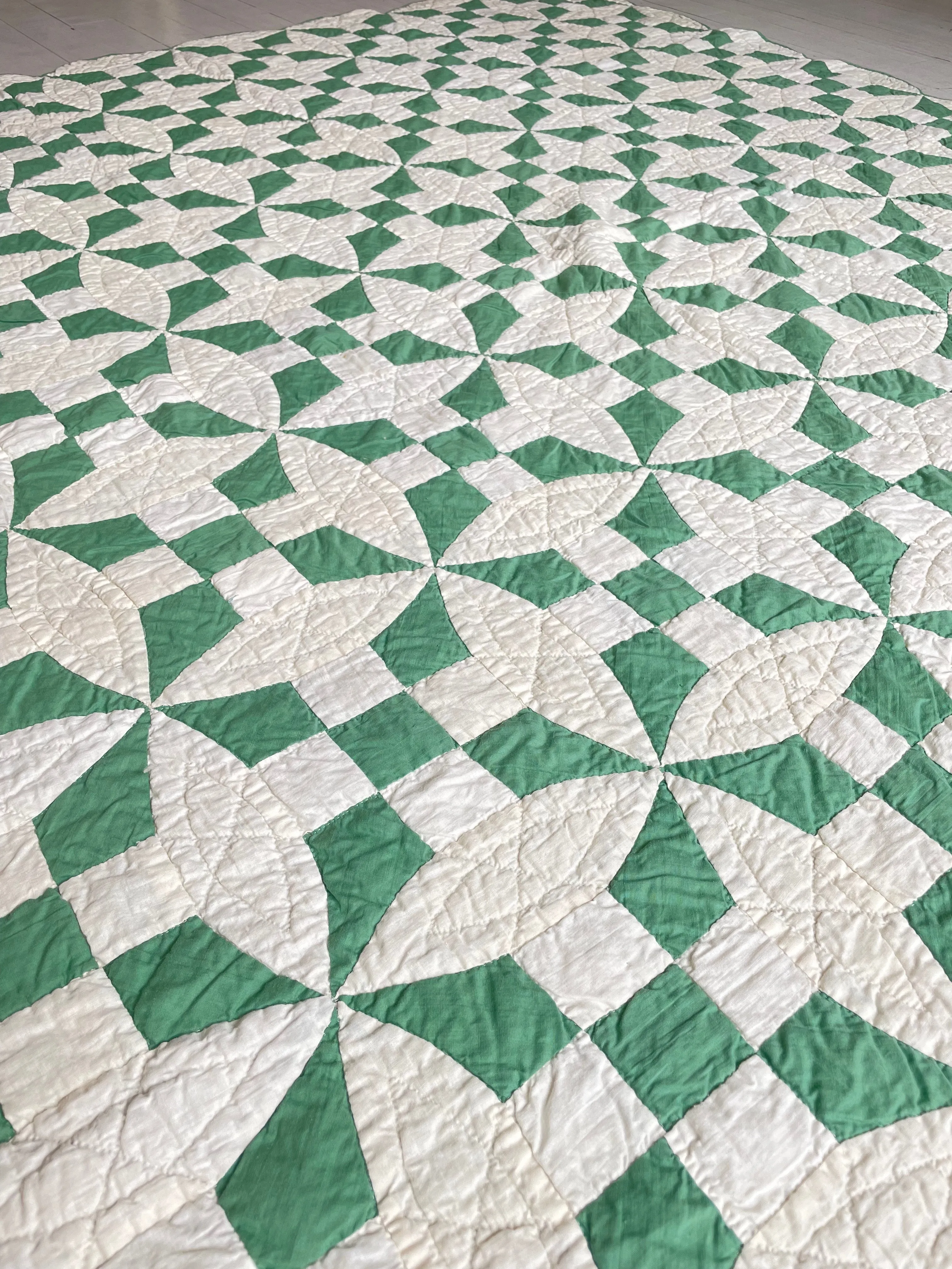 Vintage Bailey's Nine Patch Quilt