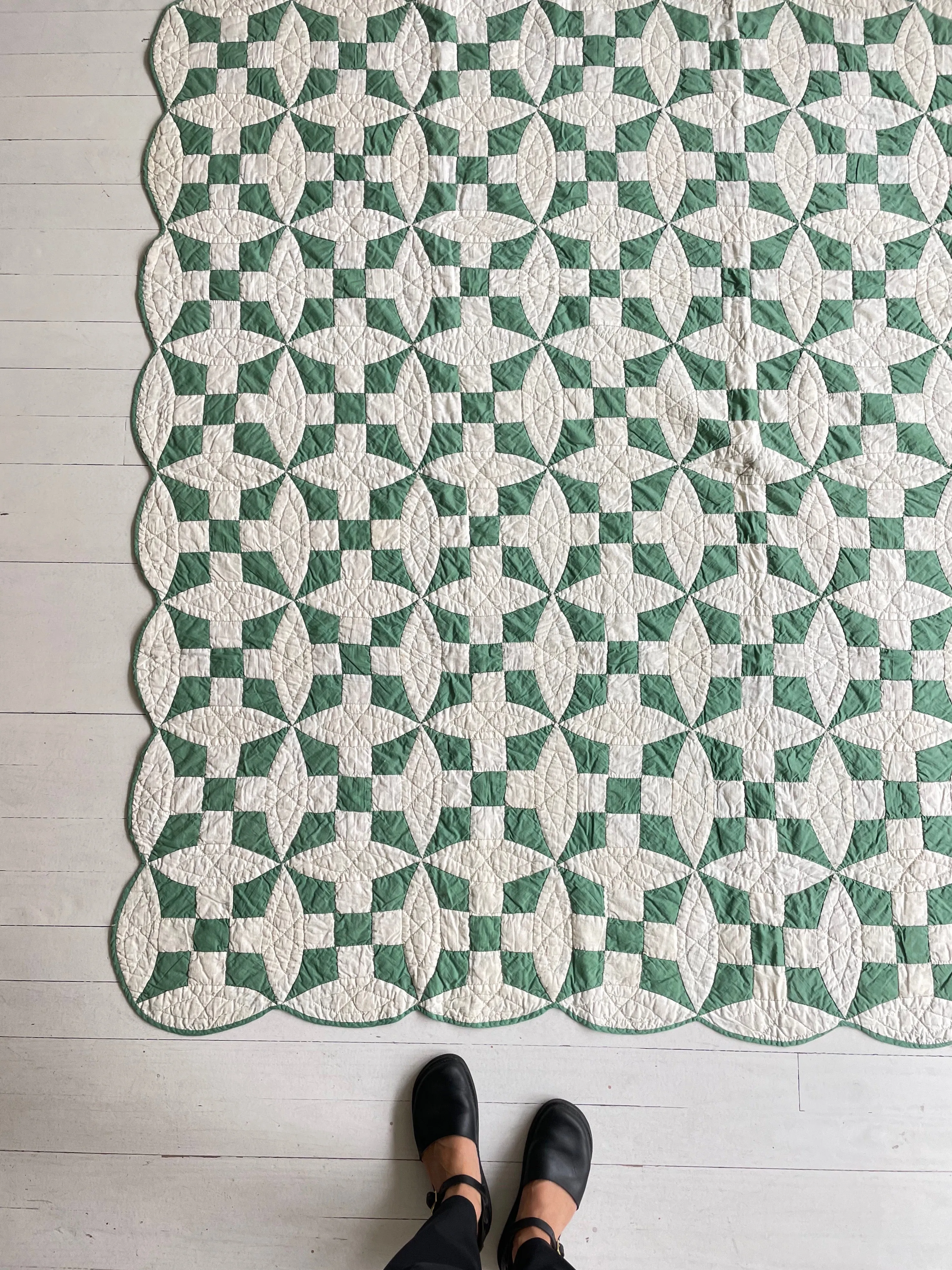 Vintage Bailey's Nine Patch Quilt