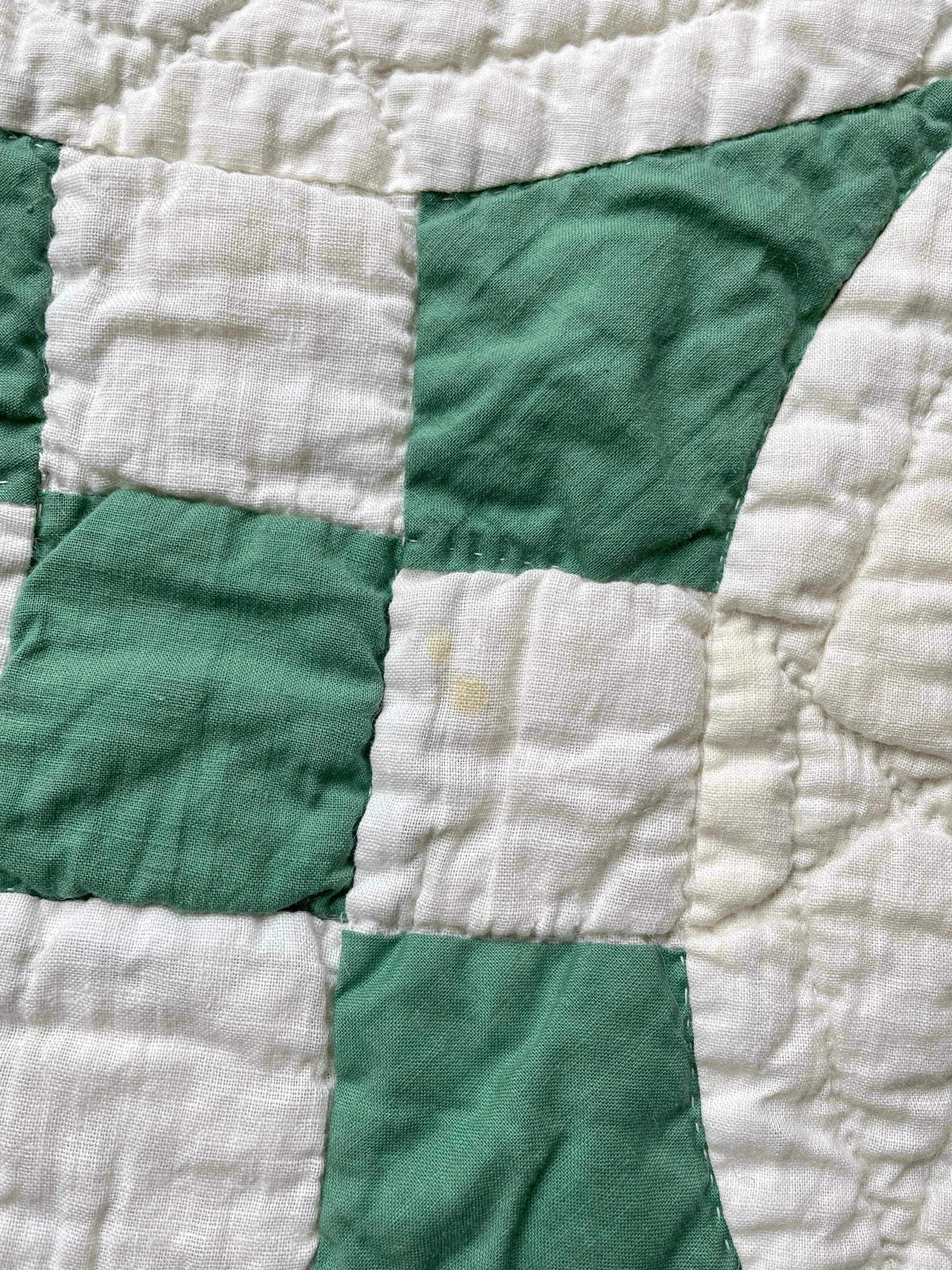 Vintage Bailey's Nine Patch Quilt