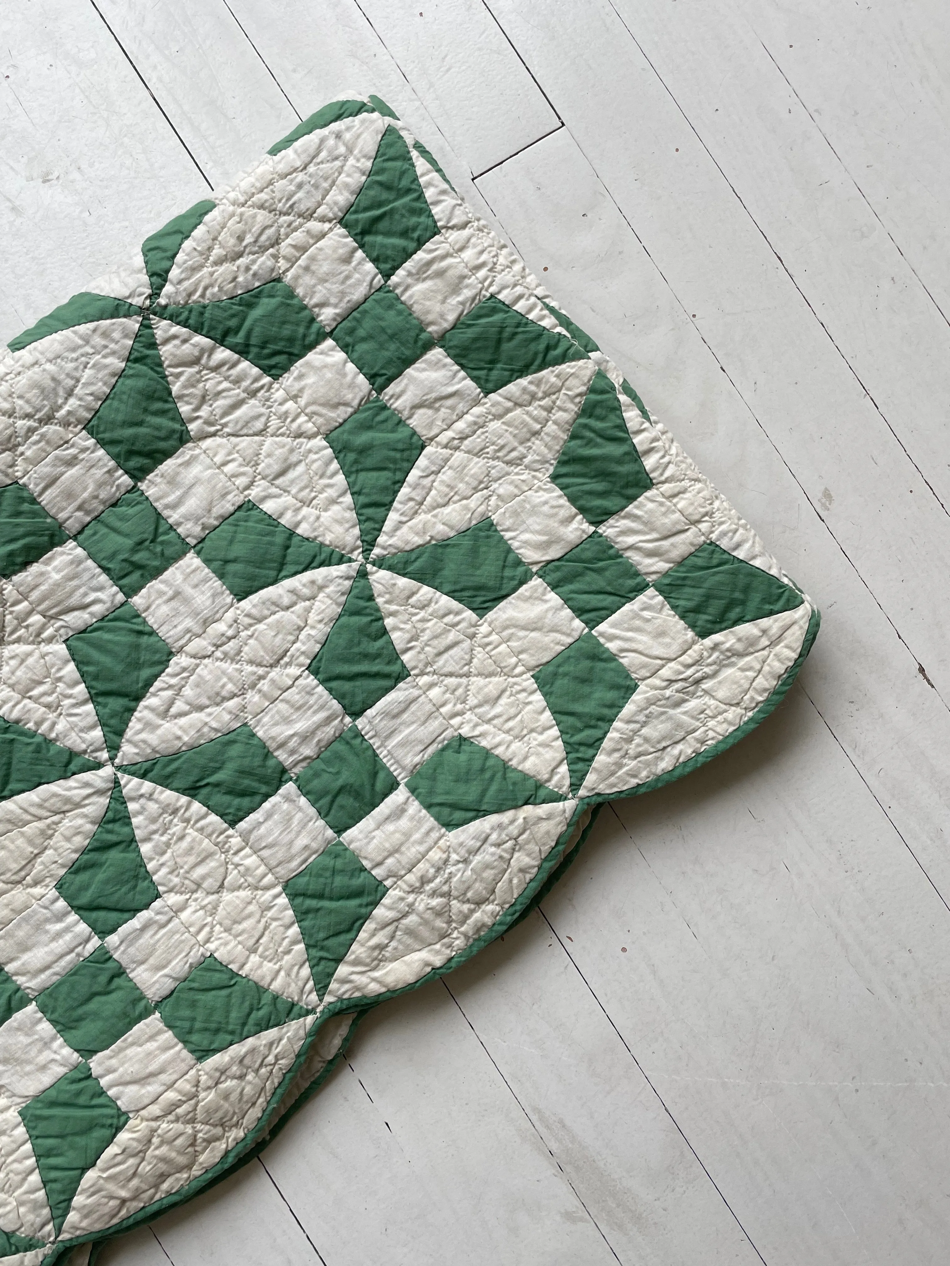 Vintage Bailey's Nine Patch Quilt