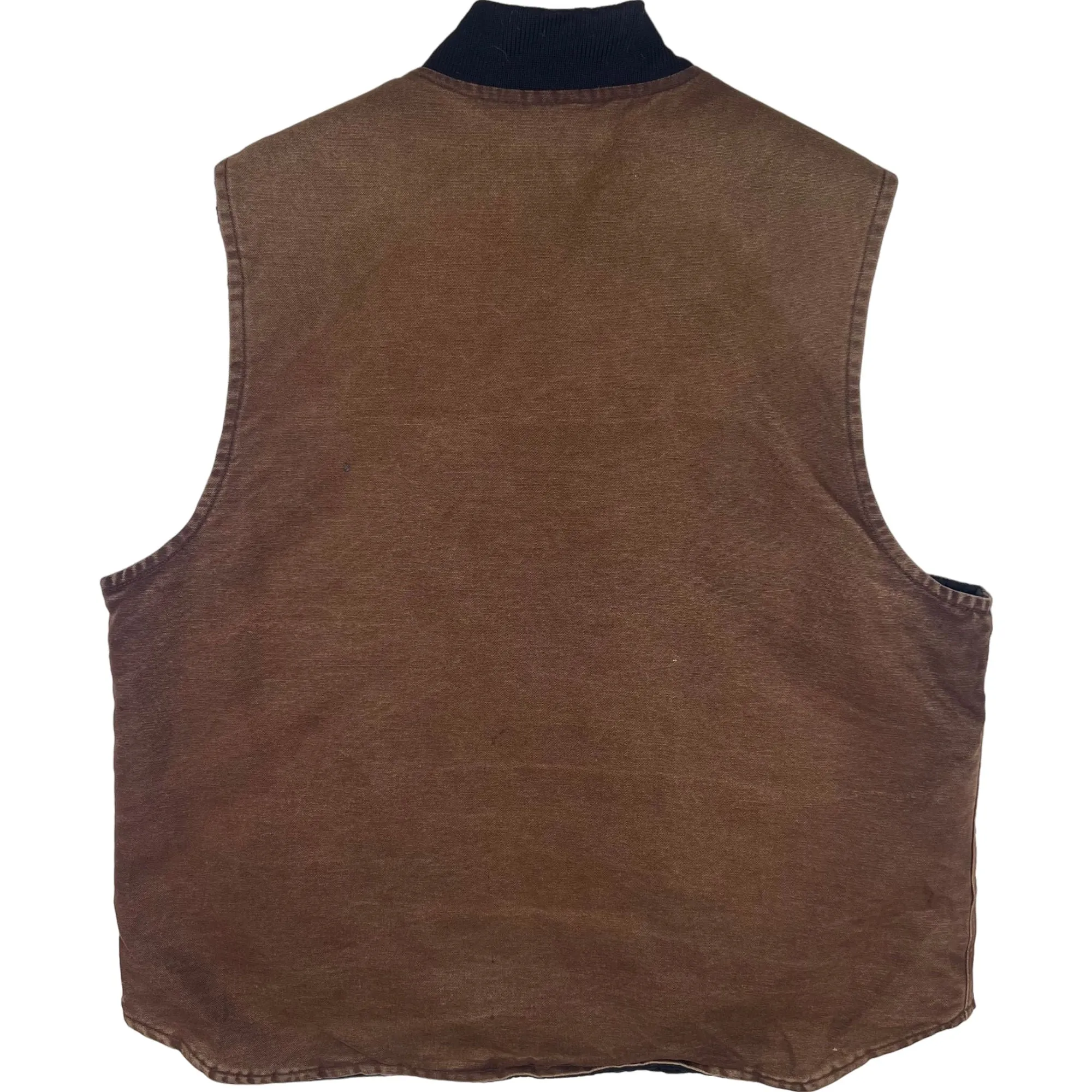 Vintage Carhartt Workwear Vest Faded Brown V02 DKB