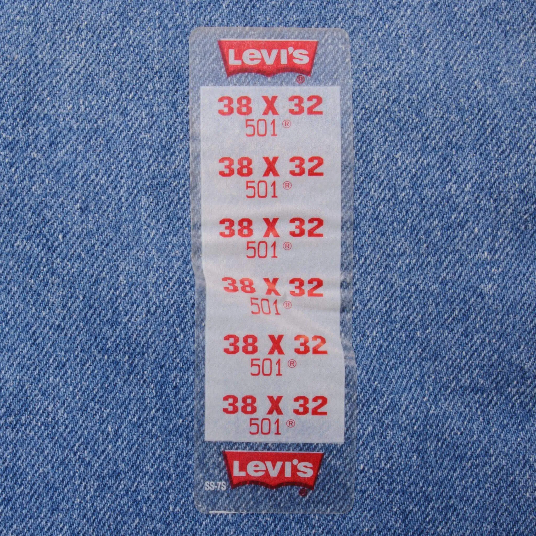 VINTAGE LEVIS 501 PRESHRUNK JEANS 1993 SIZE 38X32 W38 L32 MADE IN USA DEADSTOCK