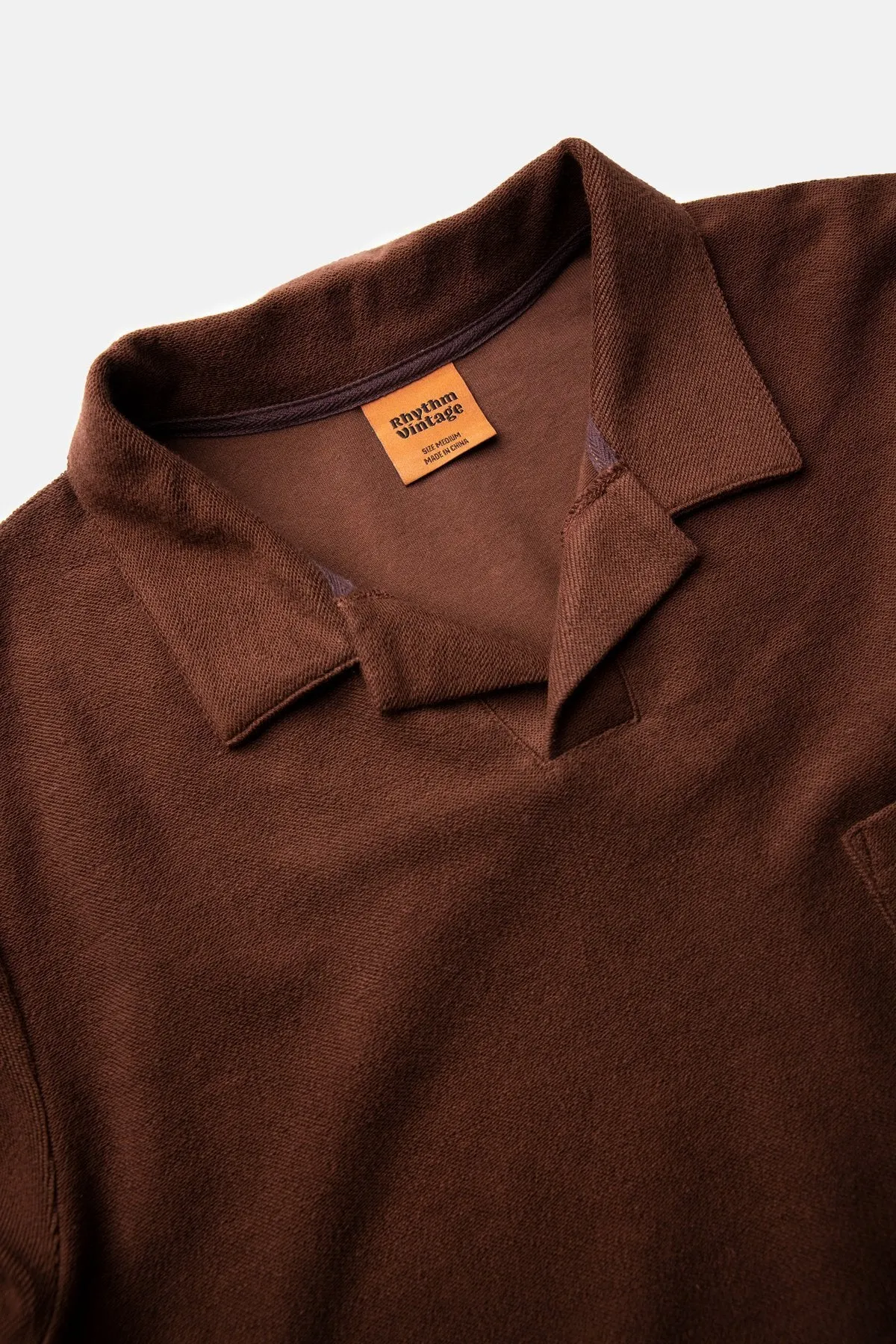 Vintage Terry SS Polo Chocolate