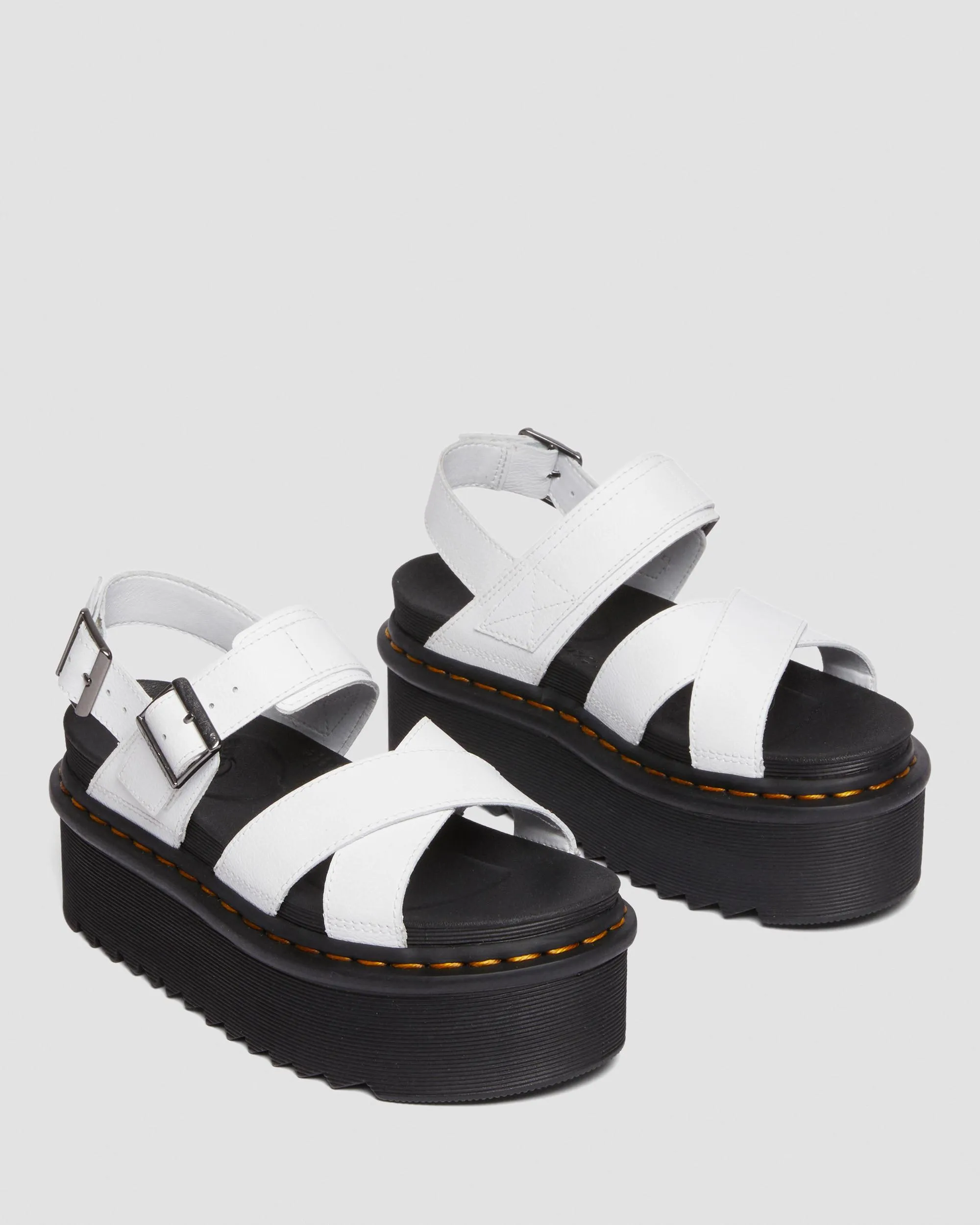 Voss II Athena Leather Strap Platform Sandals