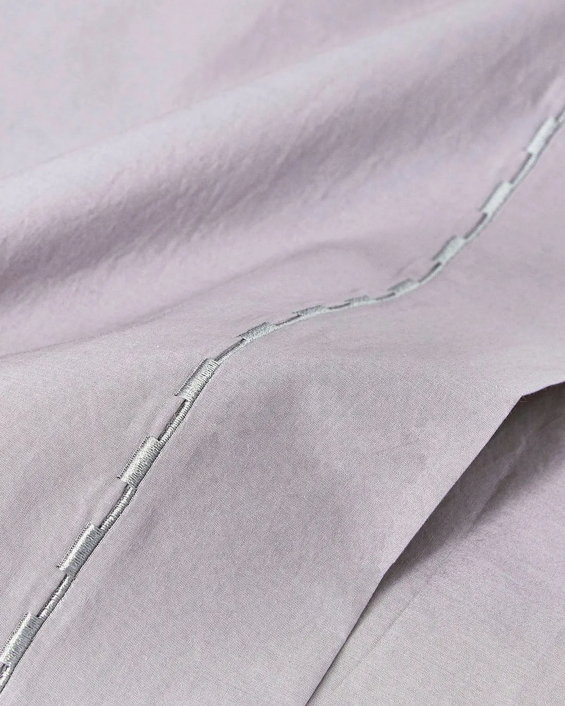 Washed Percale Sheet in Mist