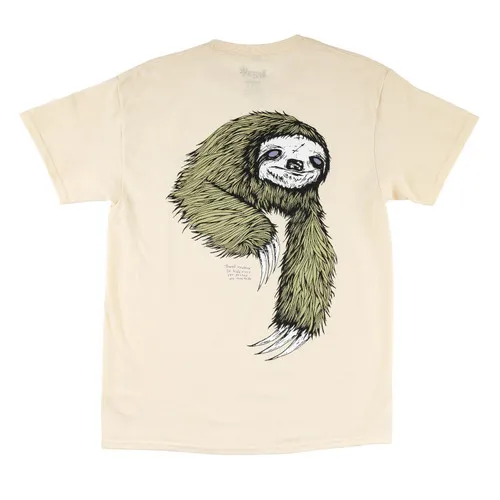 Welcome Skateboards Shirt Sloth Bone/Sage