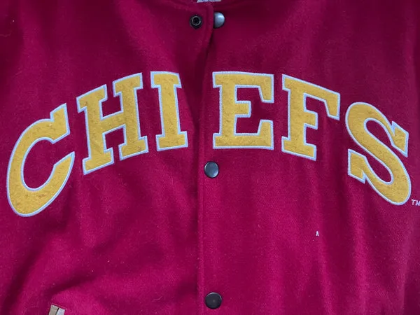 WESTSIDE STOREY VINTAGE | VINTAGE 90S CHIEFS RARE STARTER LETTERMAN JACKET