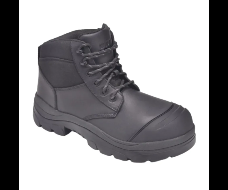 Wide Load 690BLWC Composite Safety Toe Laced Waterproof 6 inch Work Boot - Black - 6E Only