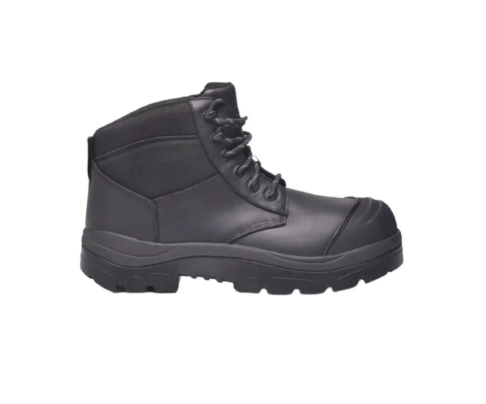 Wide Load 690BLWC Composite Safety Toe Laced Waterproof 6 inch Work Boot - Black - 6E Only