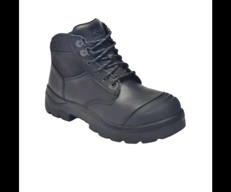 Wide Load 690BZN Non-Safety Toe Zip Water-resistant  6 inch Work Boot - Black - 6E Only