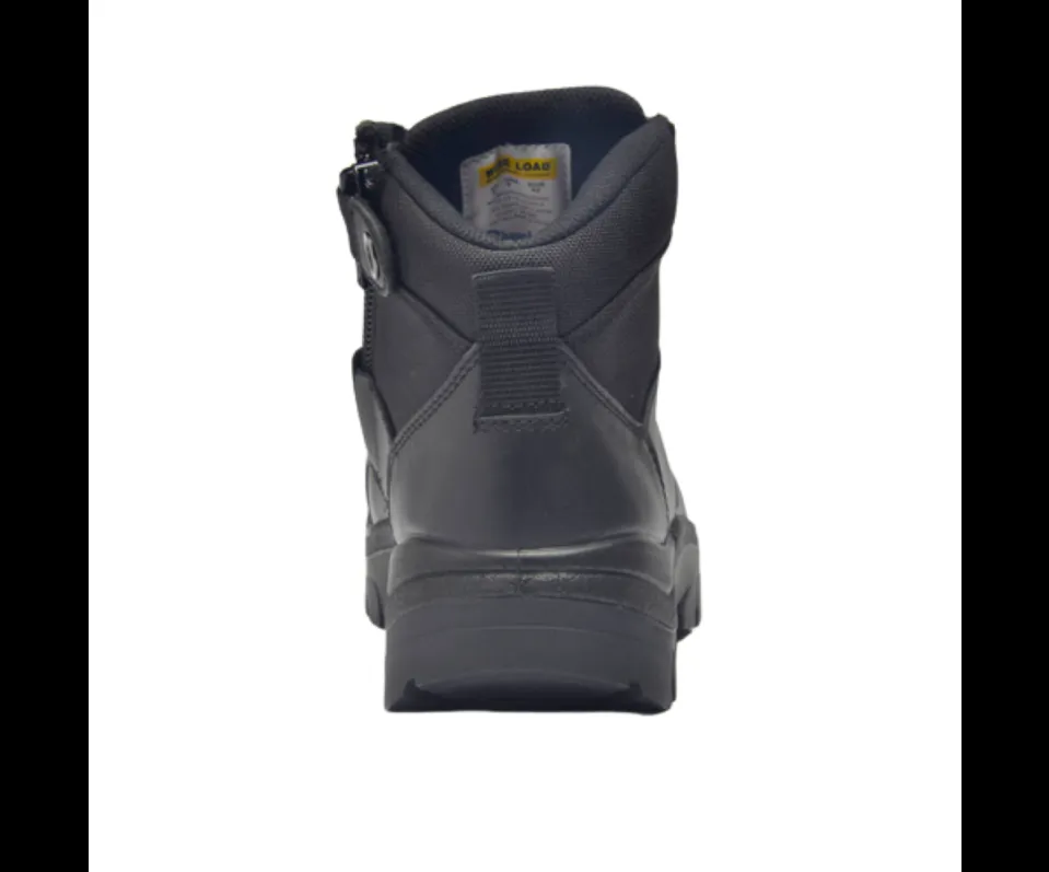 Wide Load 690BZN Non-Safety Toe Zip Water-resistant  6 inch Work Boot - Black - 6E Only