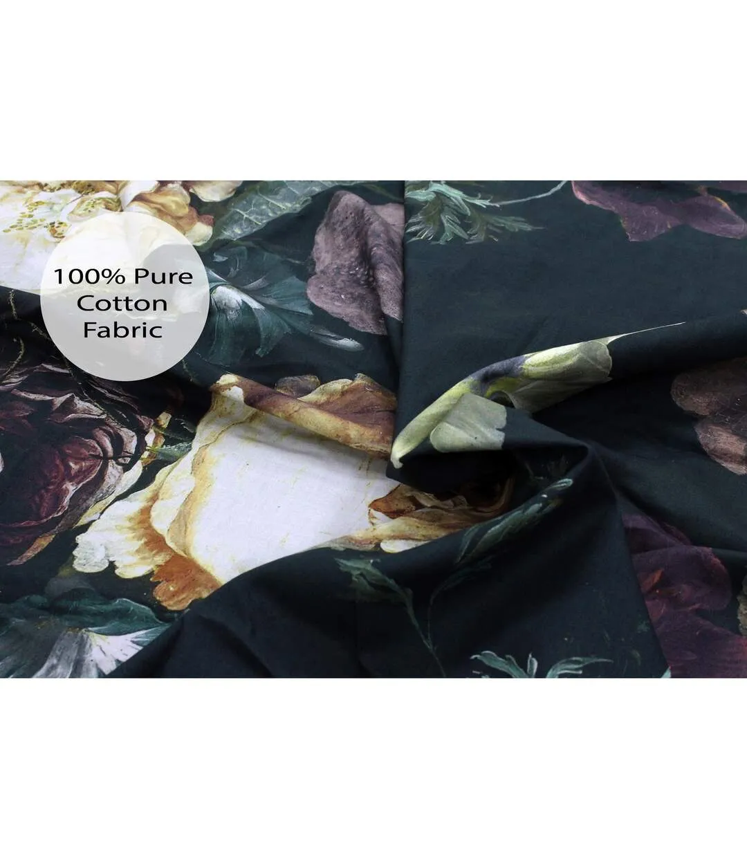 Winona duvet cover set ivy green Linen House