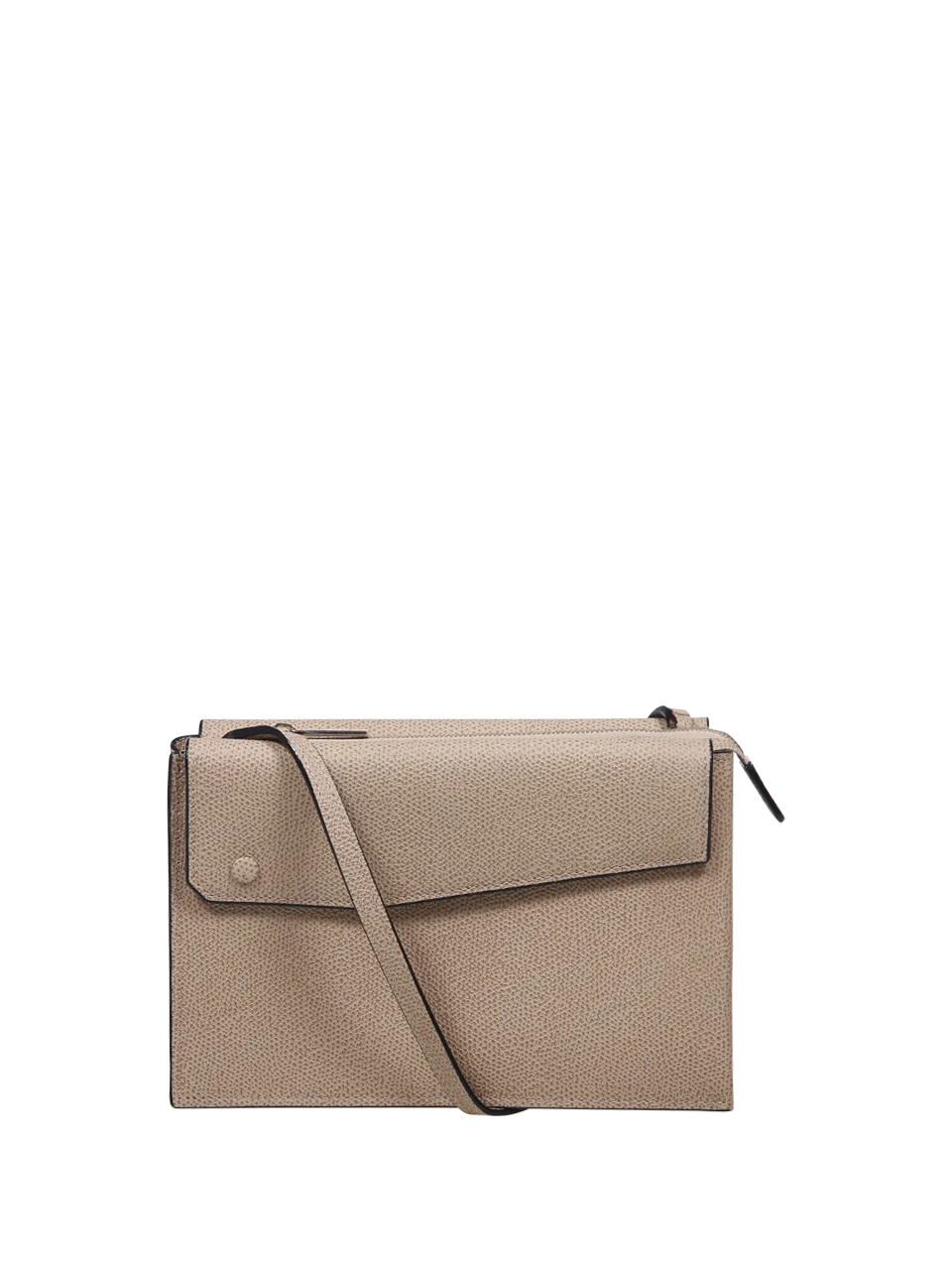 WOMAN VALEXTRA NUDE CALF LEATHER CROSSBODY TRIO BAG