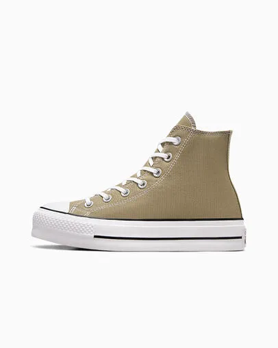 Women's Converse Chuck Taylor All Star Lift Platform Shoes Mossy Sloth