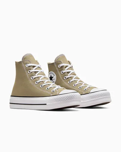 Women's Converse Chuck Taylor All Star Lift Platform Shoes Mossy Sloth