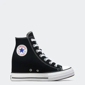 Women's Converse Chuck Taylor All Star Wedge Platform Shoes Black