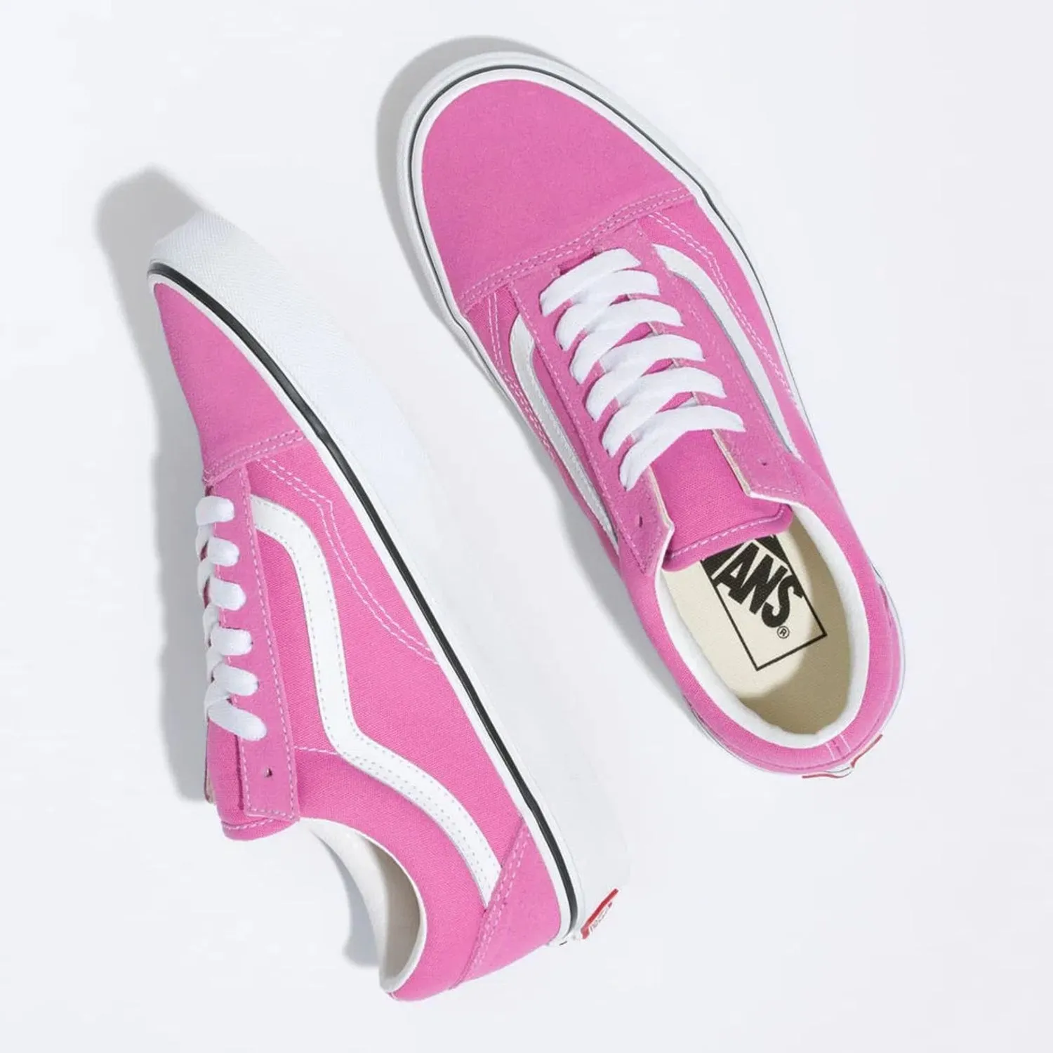 Women's Vans Canvas Old Skool Shoes Pink