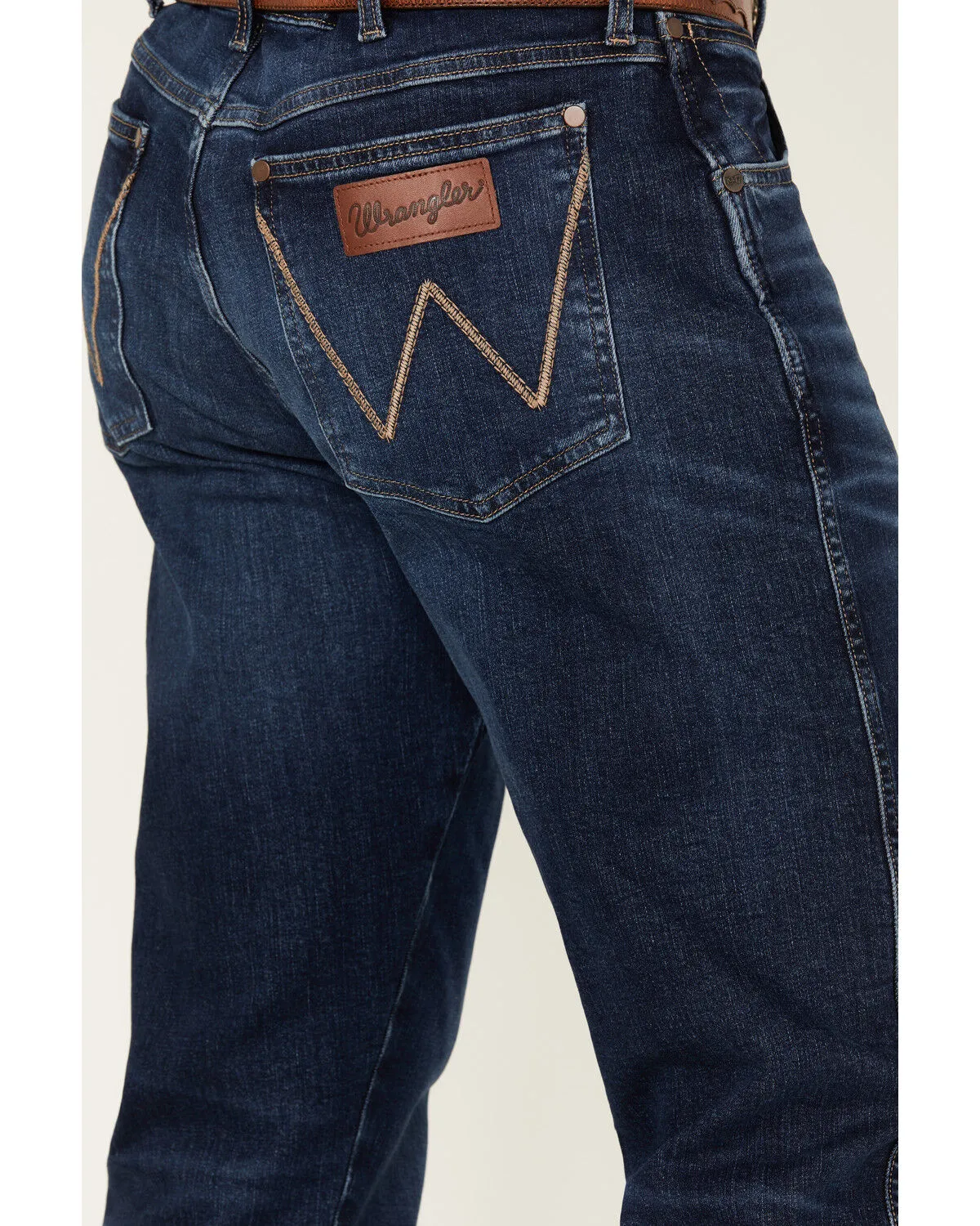 Wrangler Retro Men's Beckford Dark Wash Slim Straight Stretch Denim Jeans